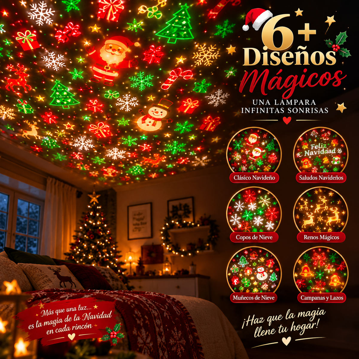 Set Navideño LED de Árbol y Corona – Decoración Festiva